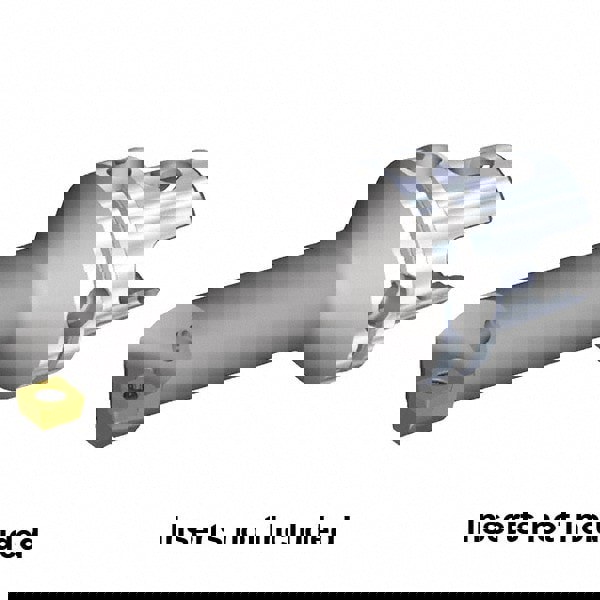 Modular Boring Head: 42.21 mm Max Dia, Right Hand, Size KM40TS