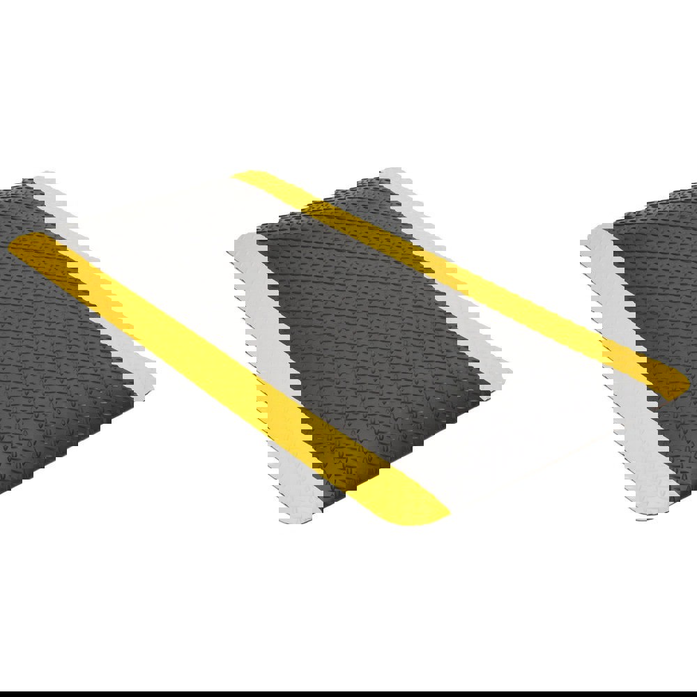 Anti-Fatigue Mat: 4' Long, 2' Wide, 1 Thick, Vinyl, Beveled Edges, Heavy-Duty