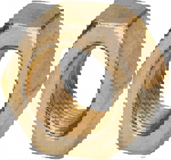 Hex Nut: 3/4-10, Grade 8 Steel, Zinc Yellow Dichromate Finish