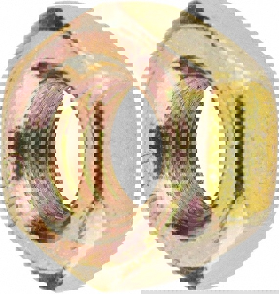 Hex Nut: 5/16-18, Grade 8 Steel, Zinc Yellow Dichromate Finish