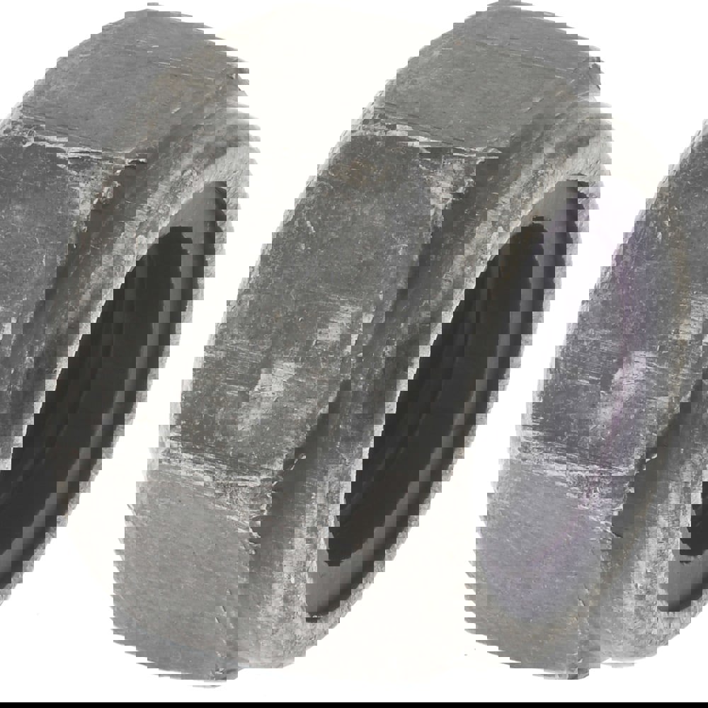 Hex Lock Nut: Insert, Nylon Insert, 7/8-9, Grade 8 Steel, Uncoated