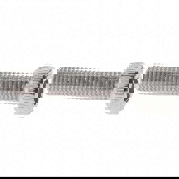 Socket Cap Screw: M5 x 0.8, 25 mm Length Under Head, Socket Cap Head, Hex Socket Drive, Stainless Steel