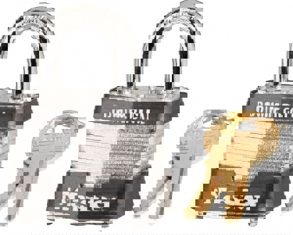 Padlock: Laminated Steel, Keyed Different, 1-9/16