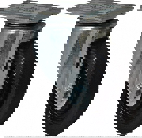 Swivel Top Plate Caster: Polypropylene, 3-1/2