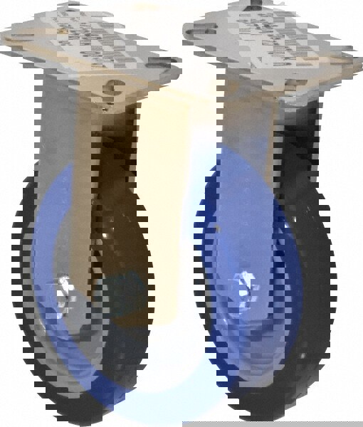 Rigid Top Plate Caster: Polyurethane, 4