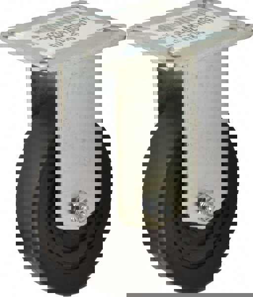 Rigid Top Plate Caster: Polypropylene, 4