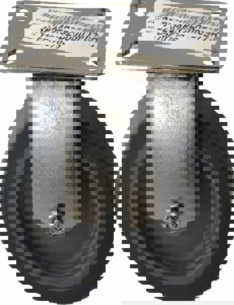 Rigid Top Plate Caster: Thermoplastic Rubber, 5