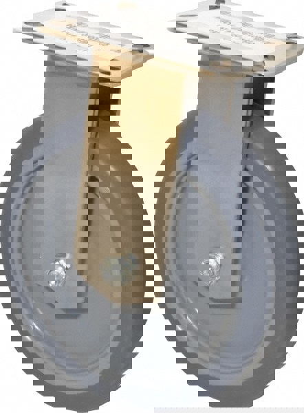 Rigid Top Plate Caster: Thermoplastic Rubber, 6