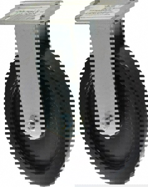 Rigid Top Plate Caster: Polypropylene, 6