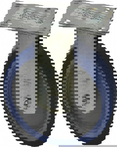 Rigid Top Plate Caster: Polyurethane, 6