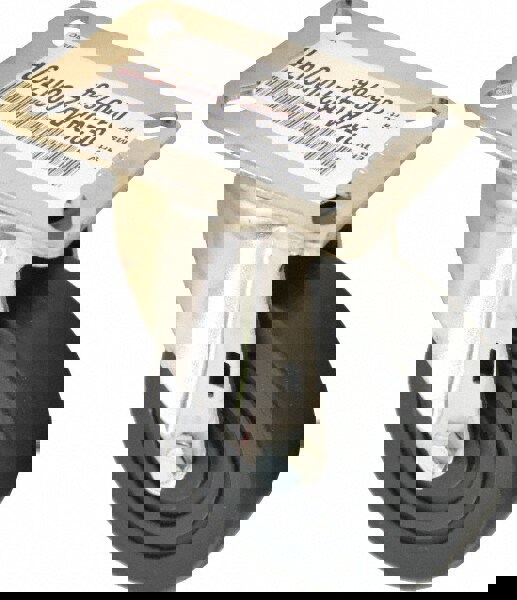 Swivel Top Plate Caster: Polyolefin, 4