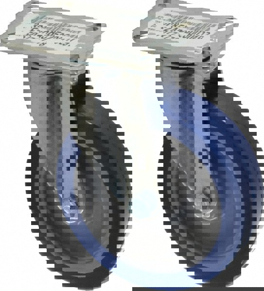 Swivel Top Plate Caster: Polyurethane, 5