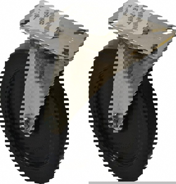 Swivel Top Plate Caster: Polyolefin, 6