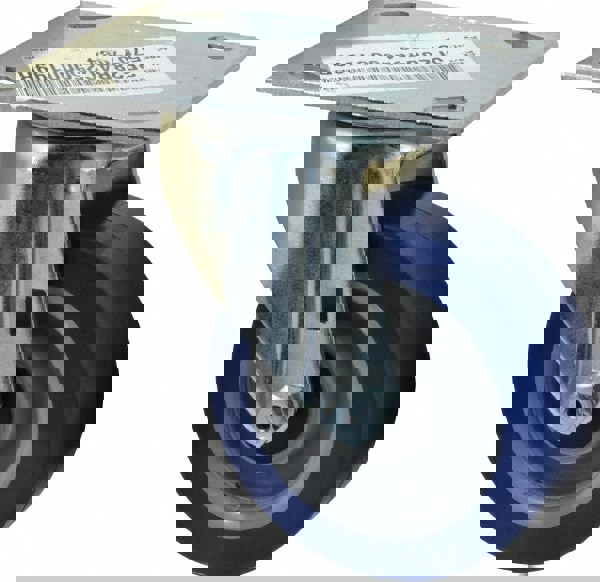 Swivel Top Plate Caster: Polyurethane, 4