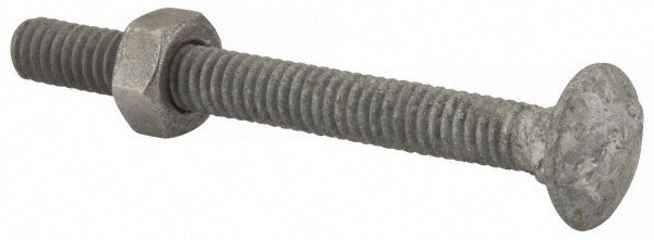 Carriage Bolt: 1/4-20, 2-1/2