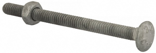 Carriage Bolt: 1/4-20, 3-1/2