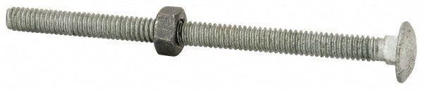 Carriage Bolt: 1/4-20, 4