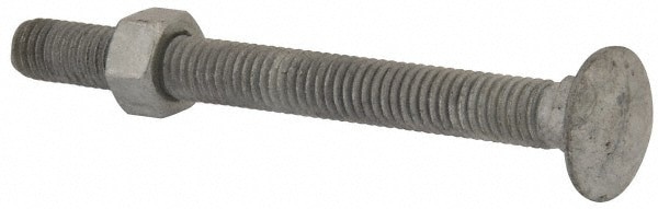 Carriage Bolt: 3/8-16, 4