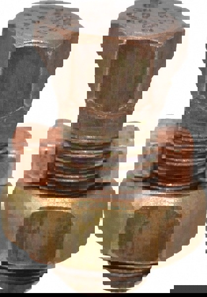 8 to 3 AWG, Copper Wire Compatible, Copper Alloy, Hex Split Bolt Connector