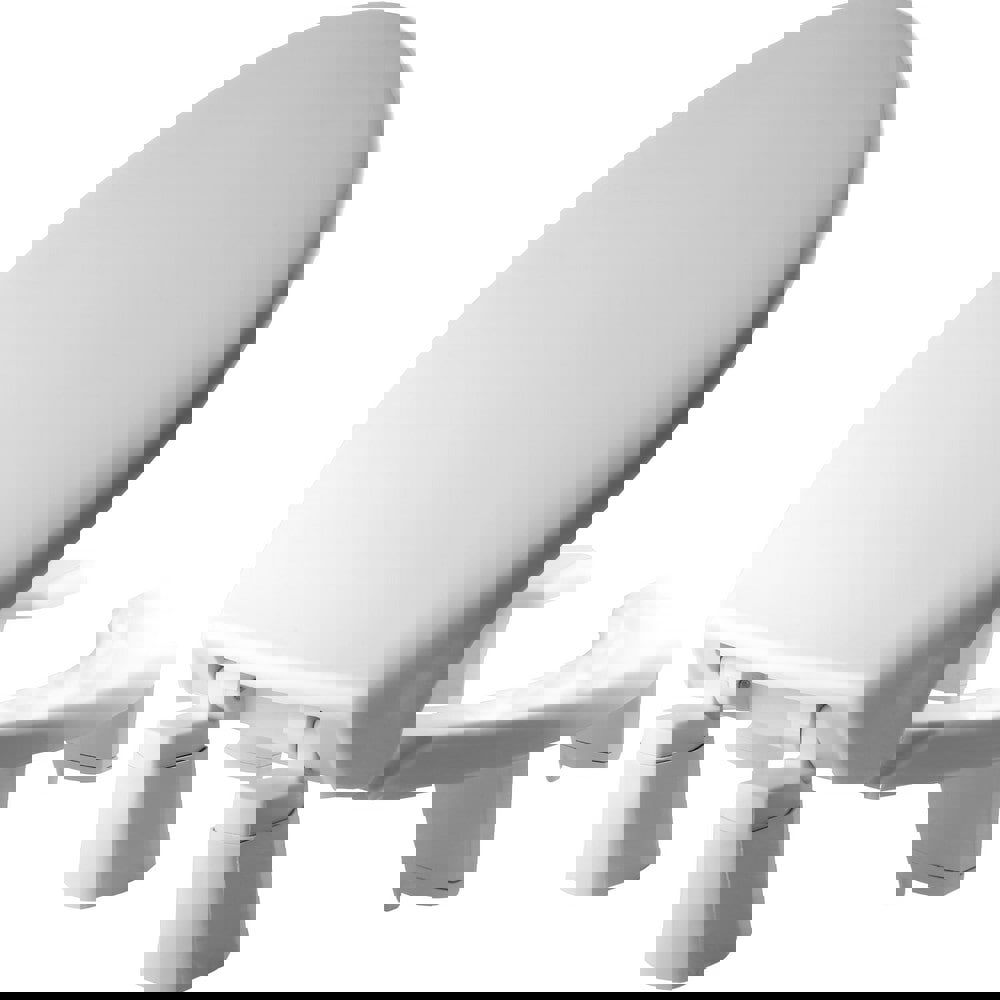 Toilet Seats; Type: Lift; Open ; Style: Elongated ; Material: Plastic ; Color: White ; Outside Width: 14.188in (Inch); Inside Width: 8.1880in (Inch)