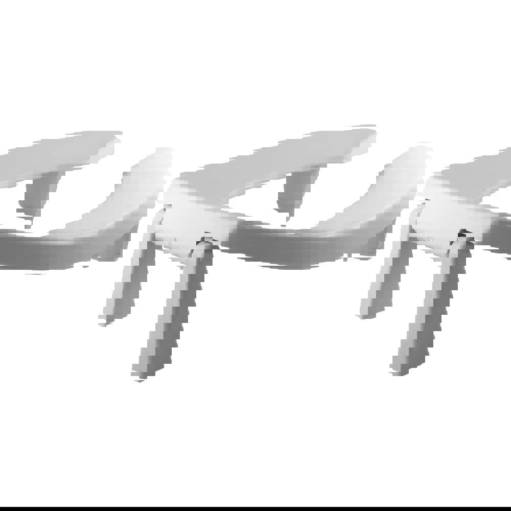 Toilet Seats; Type: Lift; Open ; Style: Elongated ; Material: Plastic ; Color: White ; Outside Width: 14.500in (Inch); Inside Width: 7.9380in (Inch)