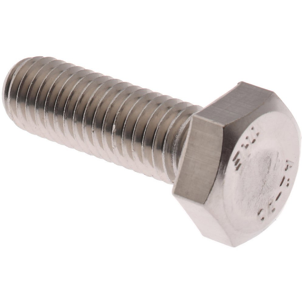 Hex Head Cap Screw: M8 x 1.25 x 25 mm, Grade 18-8 & Austenitic Grade A2 Stainless Steel