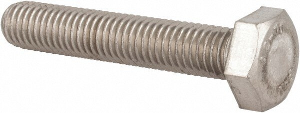 Hex Head Cap Screw: M10 x 1.50 x 55 mm, Grade 18-8 & Austenitic Grade A2 Stainless Steel, Uncoated