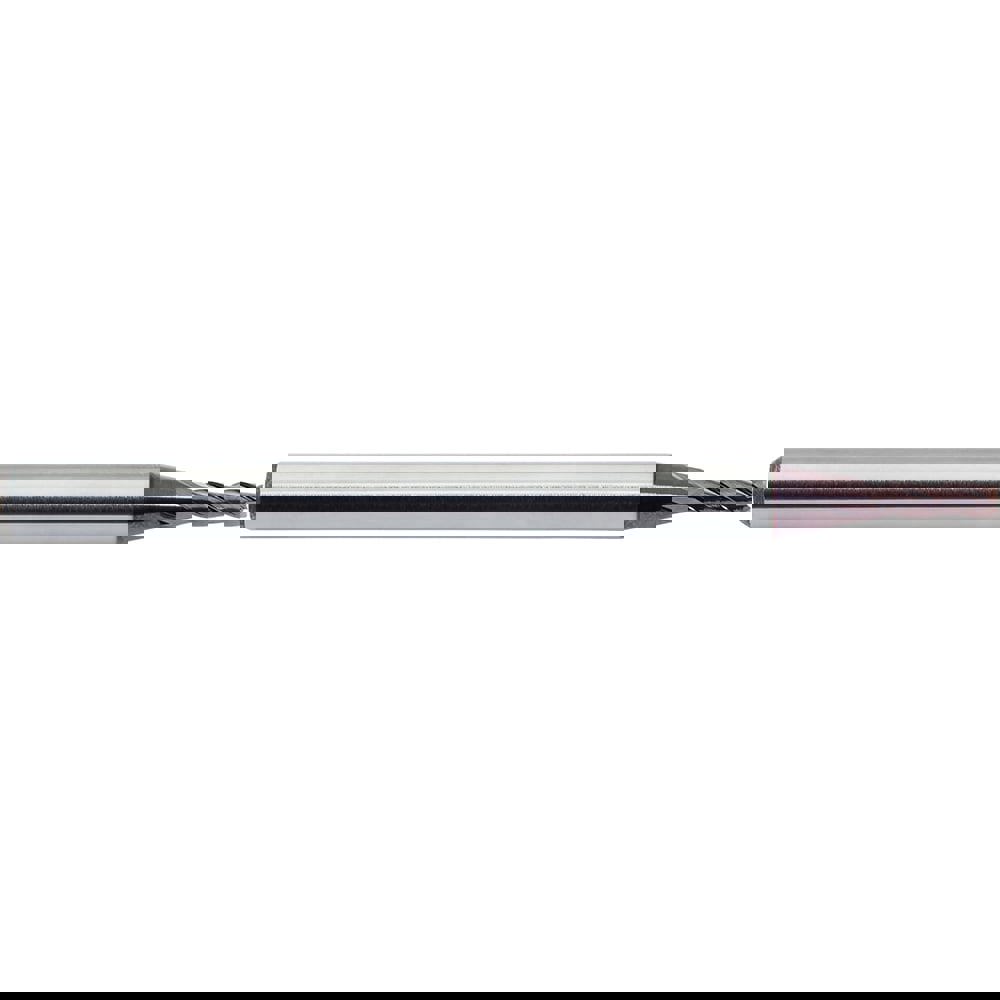 Square End Mill: 0.5 mm Dia, 3 Flute, Solid Carbide