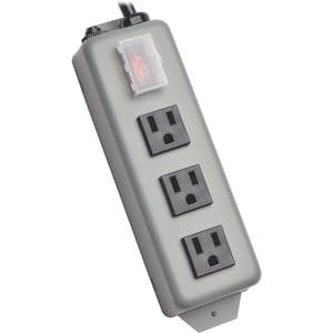 WABER INDUSTRIAL POWER STRIP METAL 5-15R
