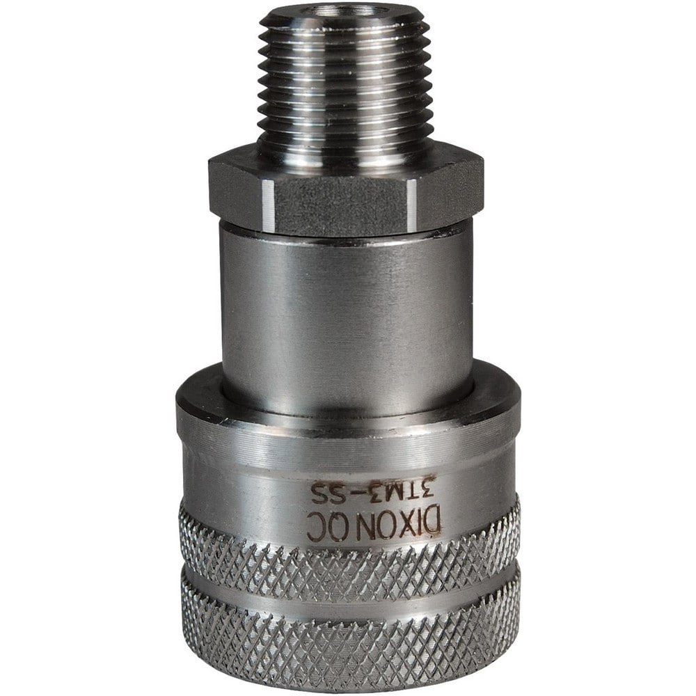 Hydraulic Hose Fittings & Couplings; Type: T-Series Male NPTF Ball Coupler ; Fitting Type: Coupler ; Hose Inside Diameter (Decimal Inch): 0.3750 ; Hose Size: 3/8 ; Material: Stainless Steel ; Thread Type: NPTF
