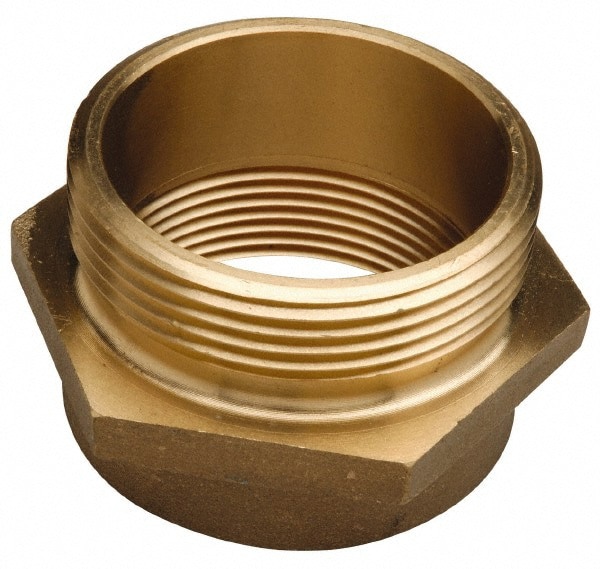 2-1/2 MNPT x 2-1/2 MNST Hydrant Hex Nipple