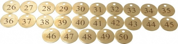 Blank Tag: 1-1/4'' High, Metal
