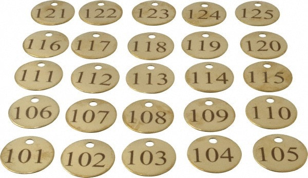 Blank Tag: 1-1/4'' High, Metal