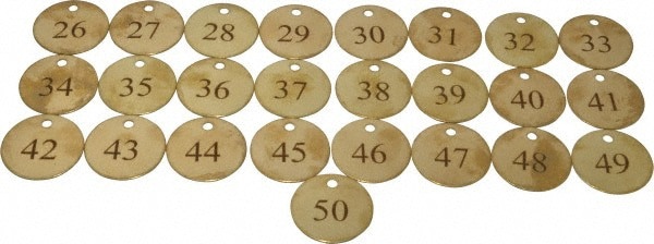 Blank Tag: 1-1/2'' High, Metal