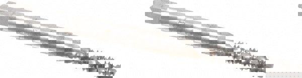 Spiral Flute Tap: #4-40 UNC, 2 Flutes, Modified Bottoming, 2B Class of Fit, Powdered Metal, Bright/Uncoated