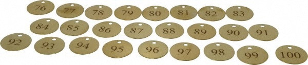 Blank Tag: 1-1/2'' High, Metal