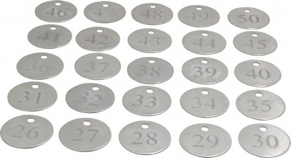 Blank Tag: 1-1/4'' High, Metal