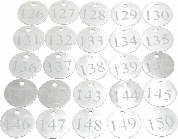 Blank Tag: 1-1/4'' High, Metal