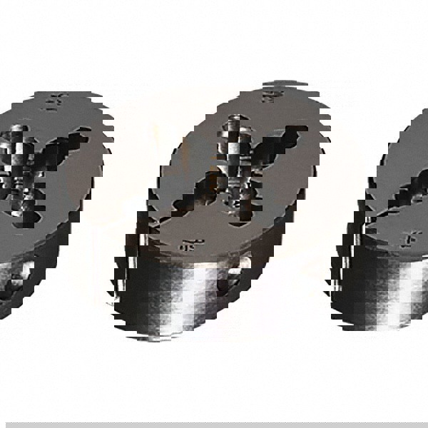 Round Die: 1/4-20, 38 mm OD, High Speed Steel