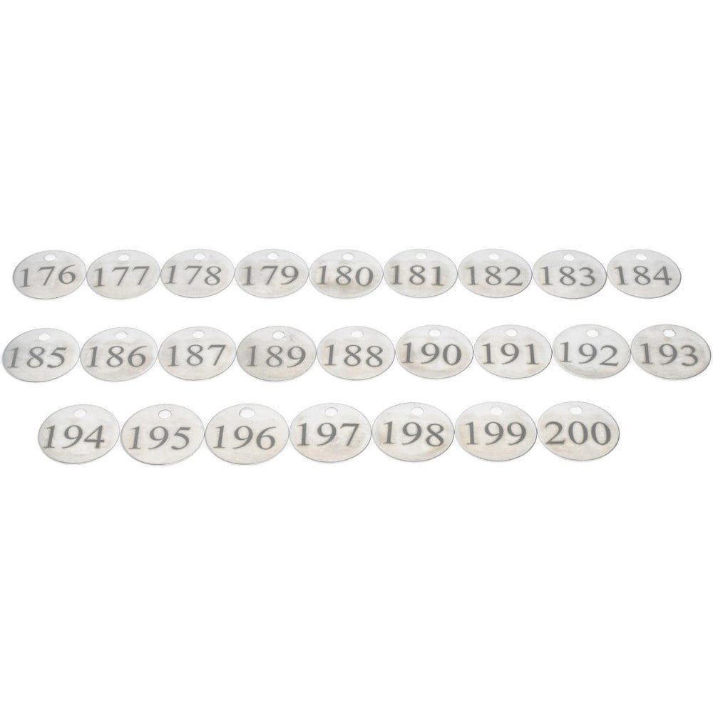 Blank Tag: 1-1/4'' High, Metal