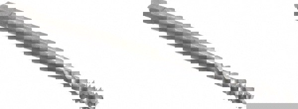 Spiral Flute Tap: #6-32 UNC, 3 Flutes, Modified Bottoming, 3B Class of Fit, Powdered Metal, Bright/Uncoated