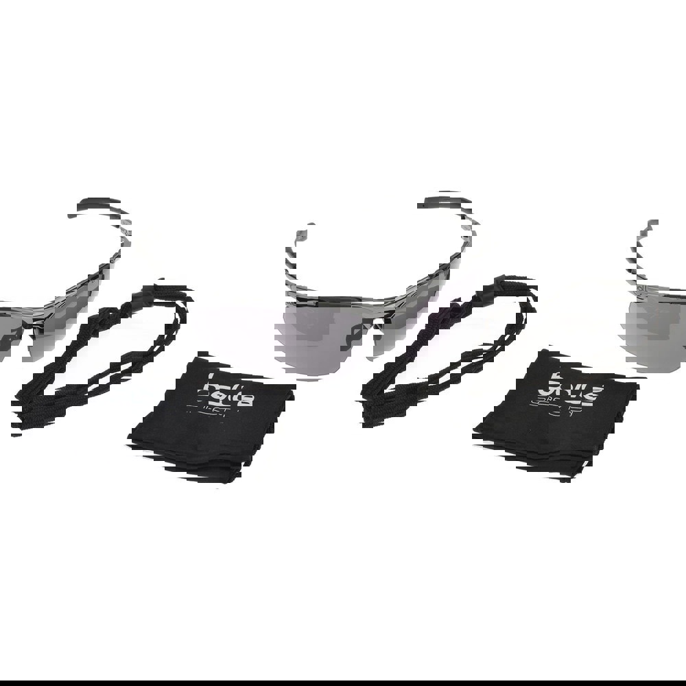 Safety Glass: Anti-Fog & Scratch-Resistant, Smoke Lenses, Full-Framed