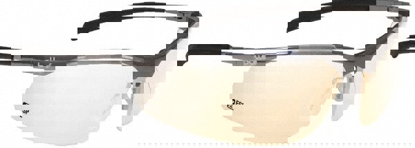 Safety Glass: Scratch-Resistant, Polycarbonate, Gray Lenses, Full-Framed