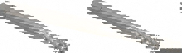 Spiral Flute Tap: #8-32 UNC, 3 Flutes, Modified Bottoming, 2B Class of Fit, Powdered Metal, Bright/Uncoated