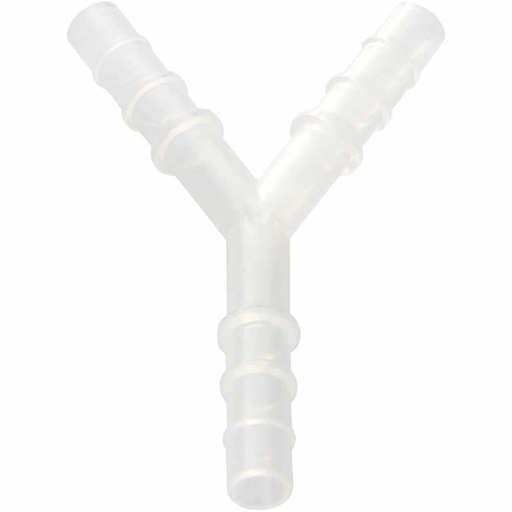 Medical Tubing Connectors & Fittings; Connector Type: Y ; Number of Inlets: 2 ; Material: Polypropylene ; Inlet A Inside Diameter (Inch): 5/16 ; Inlet B Inside Diameter (Inch): 5/16 ; Inlet C Inside Diameter (Inch): 5/16