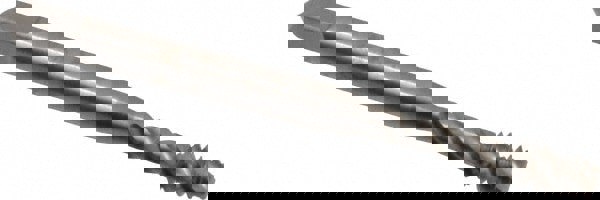 Spiral Flute Tap: #10-24 UNC, 3 Flutes, Modified Bottoming, 2B Class of Fit, Powdered Metal, Bright/Uncoated