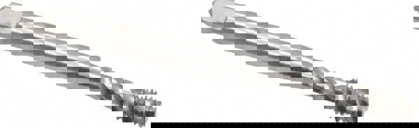 Spiral Flute Tap: #10-32 UNF, 3 Flutes, Modified Bottoming, Powdered Metal, Bright/Uncoated