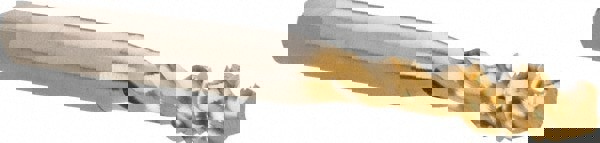 Spiral Flute Tap: 1/4-20, UNC, 3 Flute, Modified Bottoming, 3B Class of Fit, Powdered Metal, TiN Finish