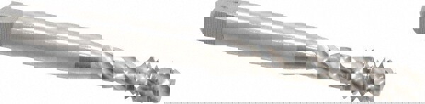 Spiral Flute Tap: 1/4-20 UNC, 3 Flutes, Modified Bottoming, 2B Class of Fit, Powdered Metal, Bright/Uncoated