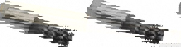 Spiral Flute Tap: 1/4-28, UNF, 3 Flute, Modified Bottoming, 3B Class of Fit, Powdered Metal, TICN Finish